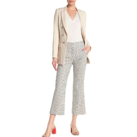 Veronica Beard Cormac Plaid Trouser Pants - Picture 2 of 12